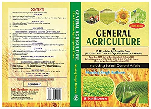 General Agriculture For I.C.A.R. Examinations (J.R.F., Ph.D., S.R.F. & A.R.S.)